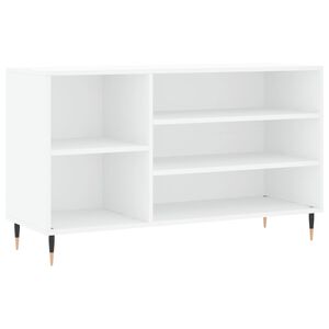 vidaXL Schuhregal Wei&szlig; 102x36x60 cm Holzwerkstoff