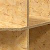 vidaXL Terrarienbasis mit Regal Braun 40 x 40 x 50 cm OSB