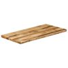 vidaXL Tischplatte mit Baumkante 120x60x3,8 cm Raues Mango Massivholz
