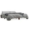 vidaXL Bettgestell R&auml;uchereiche 160x200 cm Holzwerkstoff und Metall