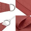 vidaXL Sonnensegel Oxford-Gewebe Dreieckig 5x5x5 m Terrakotta-Rot