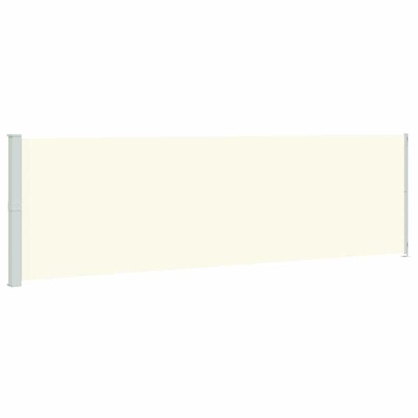 vidaXL Seitenmarkise Ausziehbar 180x600 cm Creme