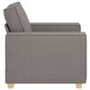 vidaXL Sofa Stuhl Taupe 60 cm Stoff