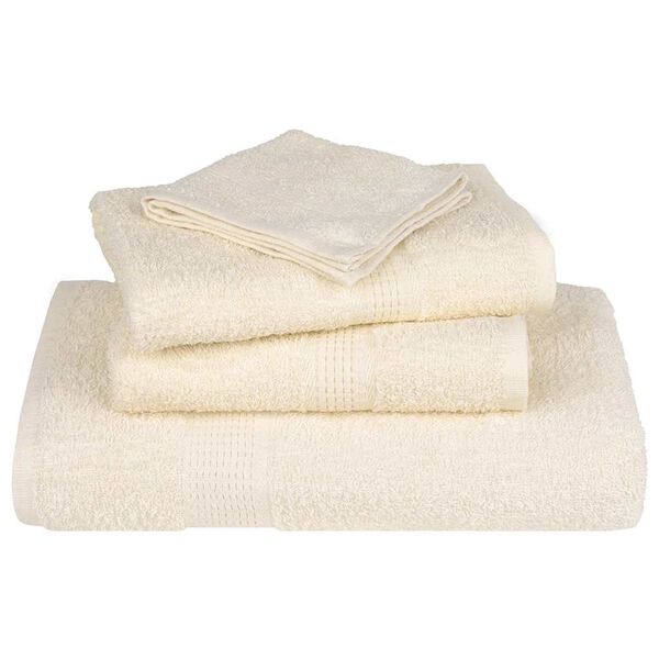vidaXL Handt&uuml;cher FROGN 10 Stk. Creme 50x100 cm 360 g/m&sup2;