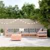 vidaXL 7-tlg. Garten-Sofagarnitur Massivholz Douglasie