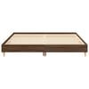 vidaXL Bettgestell ohne Matratze Braun Eichen-Optik 200x200 cm