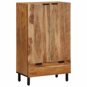 vidaXL Highboard mit Regal Braun 60 x 33 x 100 cm Massivholz Mango