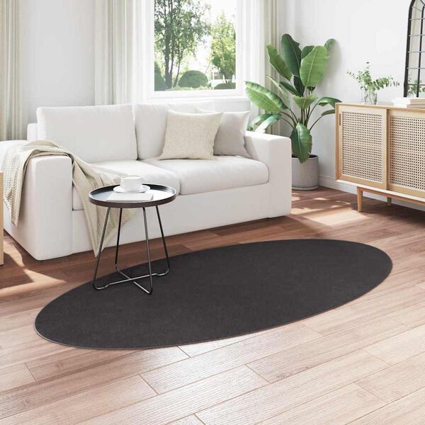 vidaXL Teppich HUARTE Anthrazit 100 x 200 cm 100 %Polyester