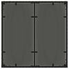 vidaXL Garten Essgruppe 3 pcs Schwarz Poly-Rattan