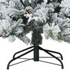 vidaXL K&uuml;nstlicher klappbarer Weihnachtsbaum Gr&uuml;n 240 cm PE und PVC
