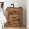 vidaXL Nachttisch mit Schubladen Altholz 35 x 50 x 60 cm Holzwerkstoff