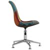 vidaXL Esszimmerst&uuml;hle 4 Stk. Drehbar Patchwork Stoff