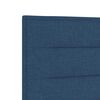 vidaXL LED Kopfteil mit LED-Lichtleisten Blau 90 cm Polyester