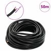 vidaXL Leder Schnur Schwarz &Oslash;4 mm x 50 m Leder