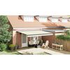 vidaXL Markise Einziehbar Creme 4x3 m Stoff und Aluminium