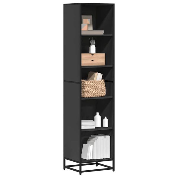 vidaXL B&uuml;cherregal Schwarz 40x35x170,5 cm Holzwerkstoff