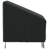 vidaXL Abdeckung f&uuml;r Gartensessel Schwarz 96x79x49/74 cm 420D Oxford
