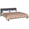 vidaXL Winterbettdecke Gold 220 x 200 cm Satin und Mikrofaser