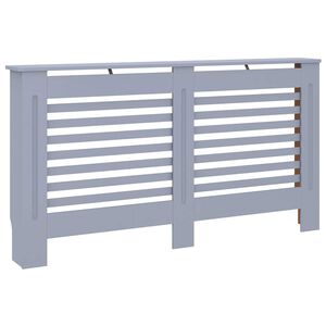 vidaXL Heizk&ouml;rperverkleidung Anthrazit 152x19x81,5 cm MDF