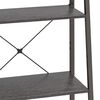 vidaXL Standregal mit 4 B&ouml;den Schwarz 56x35x140 cm