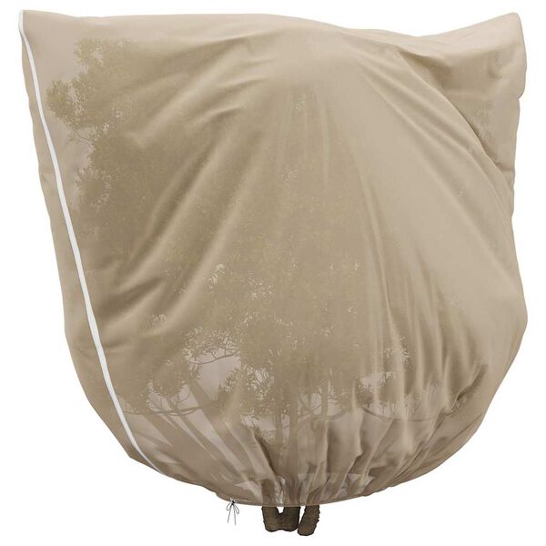 vidaXL Winterschutz fur Pflanzen 3 pcs Beige 3,5 x 3,93 m Vliesstoff