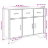 vidaXL Sideboard R&auml;uchereiche 97x32,5x74,5 cm Holzwerkstoff
