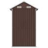 vidaXL Ger&auml;tehaus Braun 192x152,5x237 cm Verzinkter Stahl