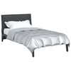 vidaXL Sommerdecke Silber 155 x 220 cm Satin und Mikrofaser