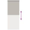 vidaXL Duschrollo mit Kassette 110x240 cm Stoffbreite 106 cm