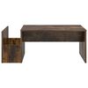vidaXL Couchtisch Ger&auml;ucherte Eiche 90 x 45 x 35 cm Holzwerkstoff