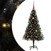 vidaXL Weihnachtsbaum Schwarz 150 cm PVC