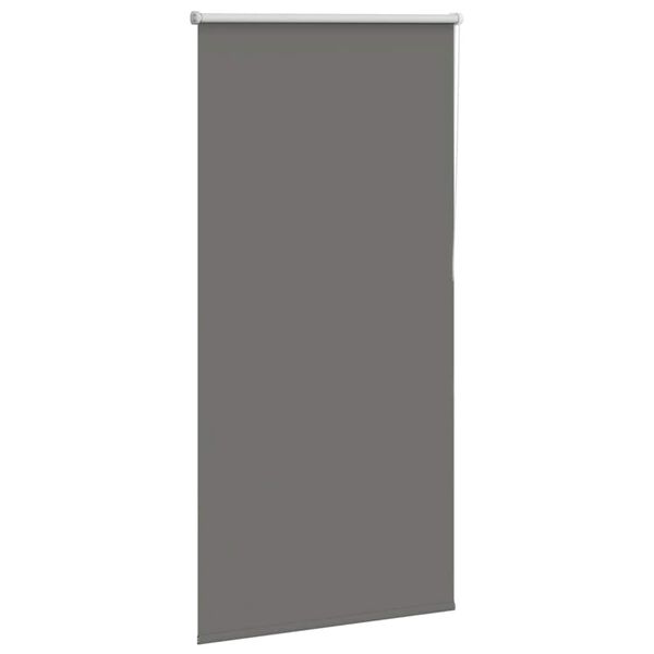 vidaXL Verdunkelungsrollo Grau 75x130 cm Stoffbreite 70,7 cm Polyester