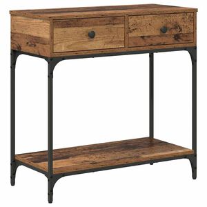 vidaXL Konsolentisch Altholz 75 x 34,5 x 75 cm Holzwerkstoff