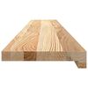 vidaXL Fensterb&auml;nke 2 Stk. Unbehandelt 120x20x2 cm Massivholz Eiche