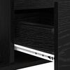 vidaXL Couchtisch Schwarz Eichen-Optik 90 x 50 x 26,5 cm Holzwerkstoff