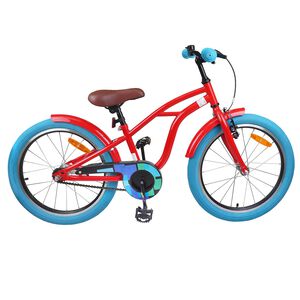 vidaXL Kinderfahrrad 20 Zoll f&uuml;r 6-11 Jahre alt Rot