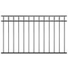 vidaXL Zaunelement ASSEN Stahl 163x80 cm Schwarz