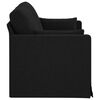 vidaXL Sofa Schwarz Gesamtabmessungen: 158 x 78 x 80 cm (B x T x H)