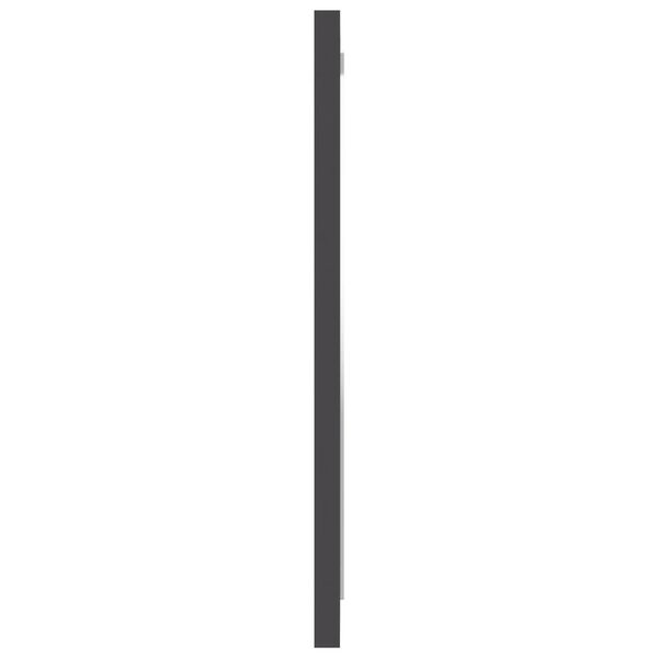vidaXL Badspiegel Grau 40x1,5x37 cm Holzwerkstoff