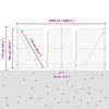 vidaXL Zaunpfosten Gr&uuml;n 50 x 1 m (50 mm Mesh) Stahl und PVC