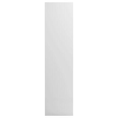 vidaXL Kleiderschrank Hochglanz-Weiß 50x50x200 cm Holzwerkstoff