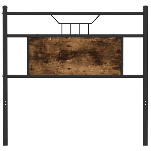 vidaXL Ersatz-Kopfteil R&auml;uchereiche 75 cm Holzwerkstoff und Stahl