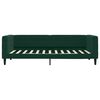 vidaXL Tagesbett mit Matratze Dunkelgr&uuml;n 90x200 cm Samt
