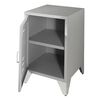 Vipack Nachttisch Bronxx mit T&uuml;r Metall Mattgrau