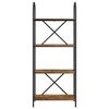 vidaXL B&uuml;cherregal Ger&auml;ucherte Eiche 60 x 30 x 146 cm Holzwerkstoff