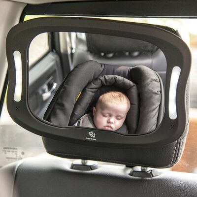 A3 Baby & Kids Baby-Autospiegel mit LED 28,5×21,4×8 cm
