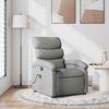 vidaXL Massagesessel Hellgrau Stoff