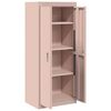 vidaXL Aufbewahrungsschrank Rosa 60 x 40 x 140 cm Stahl
