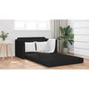 vidaXL Schlafsofa 110cm Schwarz Stoff