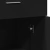 vidaXL Sideboards 2 Stk. Schwarz 60x30x84 cm Holzwerkstoff